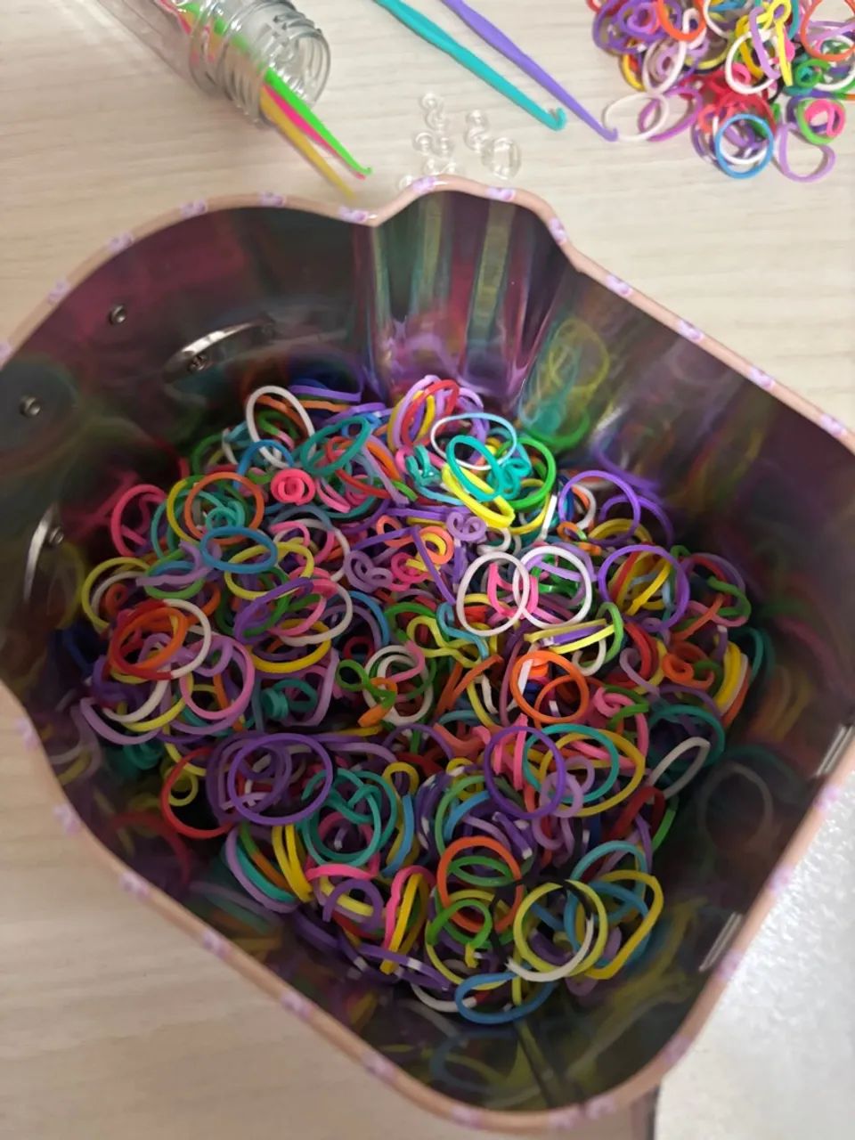 Kit de pulseiras Rainbow Loom completo - Foto 2