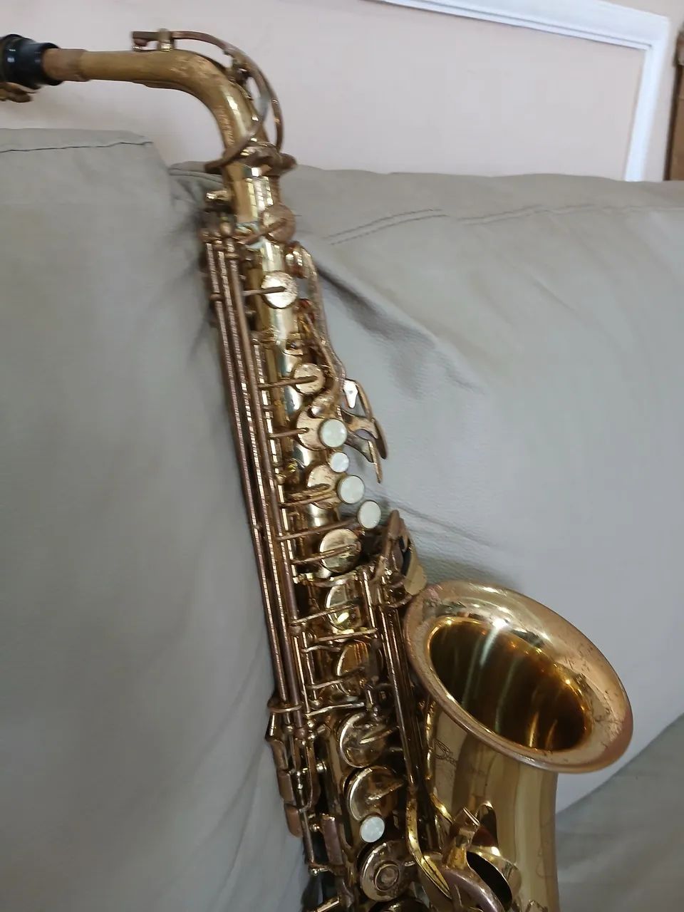 Saxofone Alto Shelter - Excelente estado - Foto 2