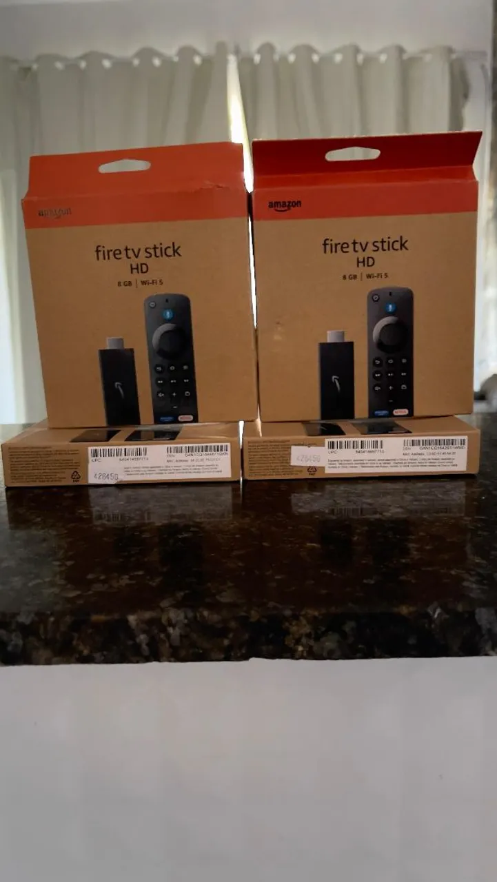Fire TV Stick HD - Novo e Lacrado 2023 e 2024 - Presente ideal para dia das mães