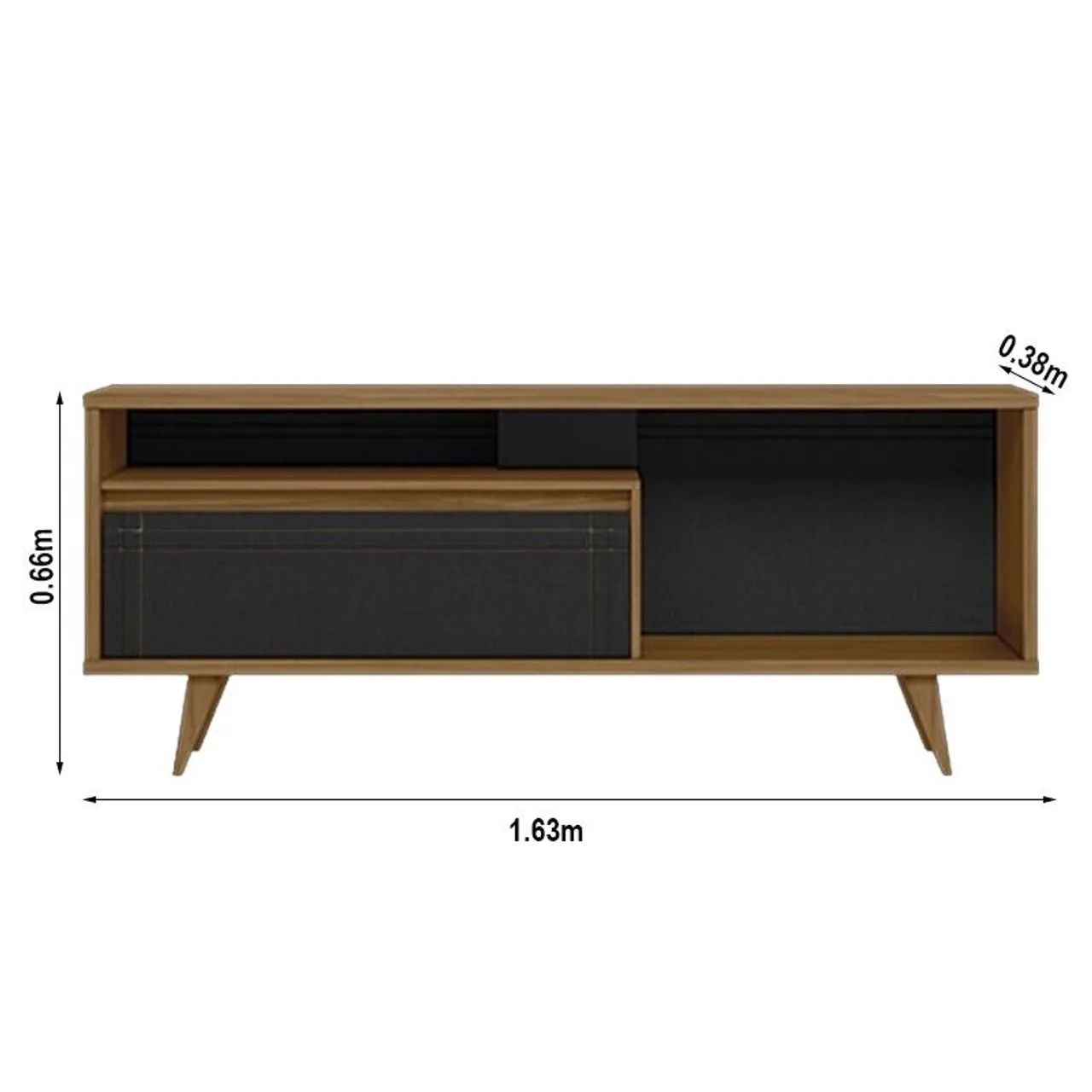 RACK SUPER QUALIDADE PÉS EM MADEIRA MACIÇA!! 727RU8 - Foto 4