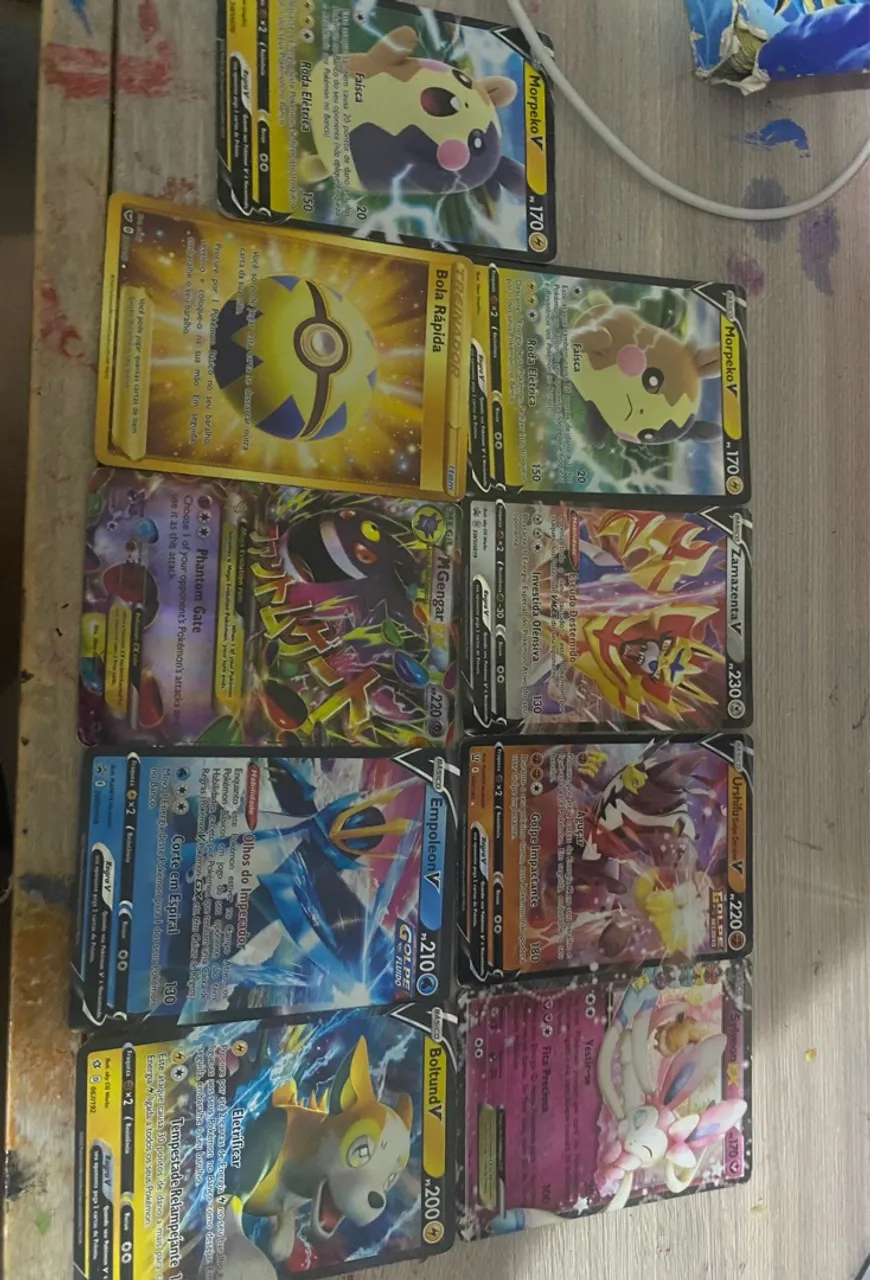 Cartas Pokémon V - Coleção