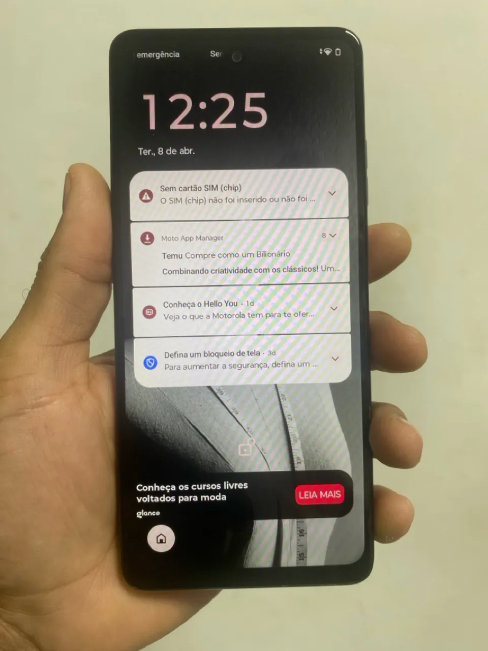 Motorola G04s sem marcas de uso