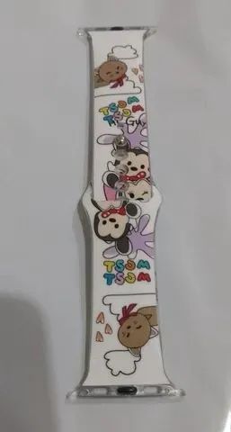 Pulseira Smartwatch 42 ou 44 mm de silicone - Foto 3