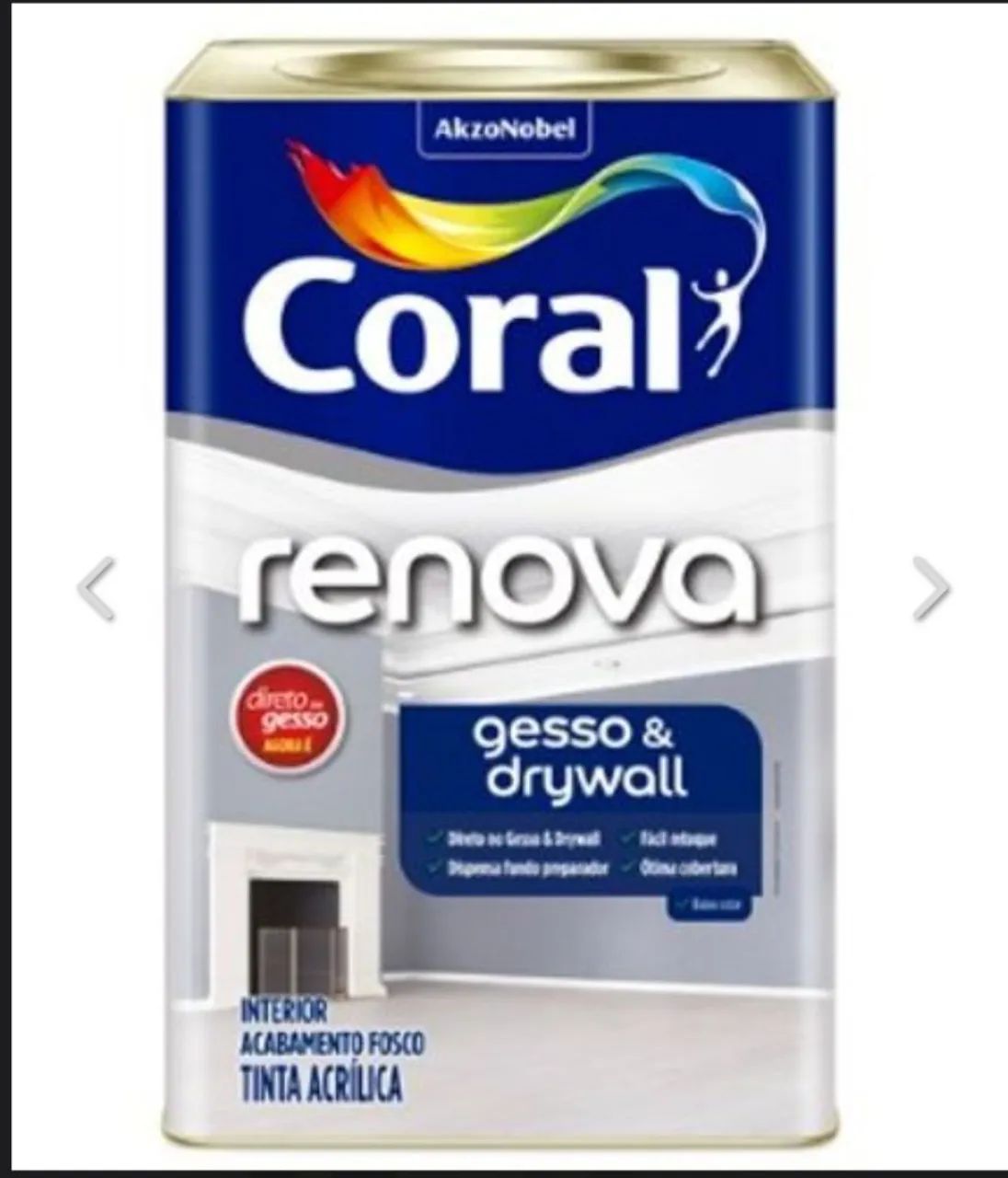 Renova Gesso & Drywall 18L Branco 
CORAL

Renova Gesso & Drywall 18L Branco
CORAL