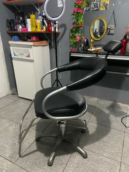 Cadeira de barbeiro profissional hidráulica  - Foto 2