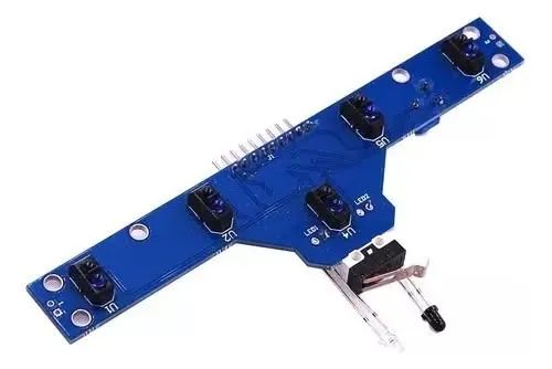 Modulo Sensor Ir Seguidor De Linha Tcrt5000 5 Canais