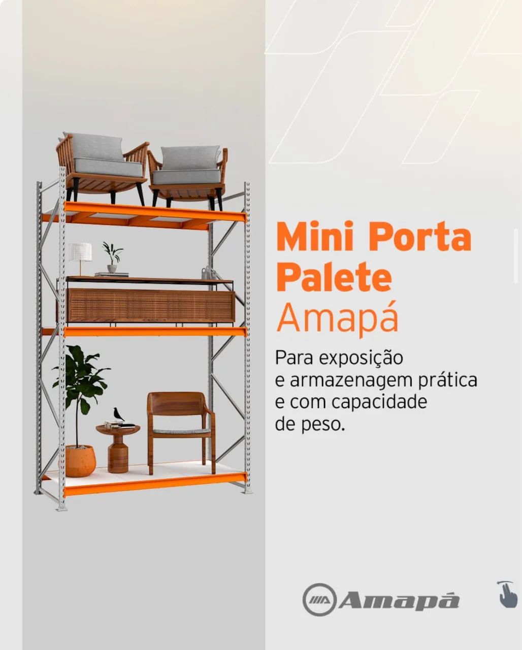 Mini porta Pallet Amapá versátil Novo 