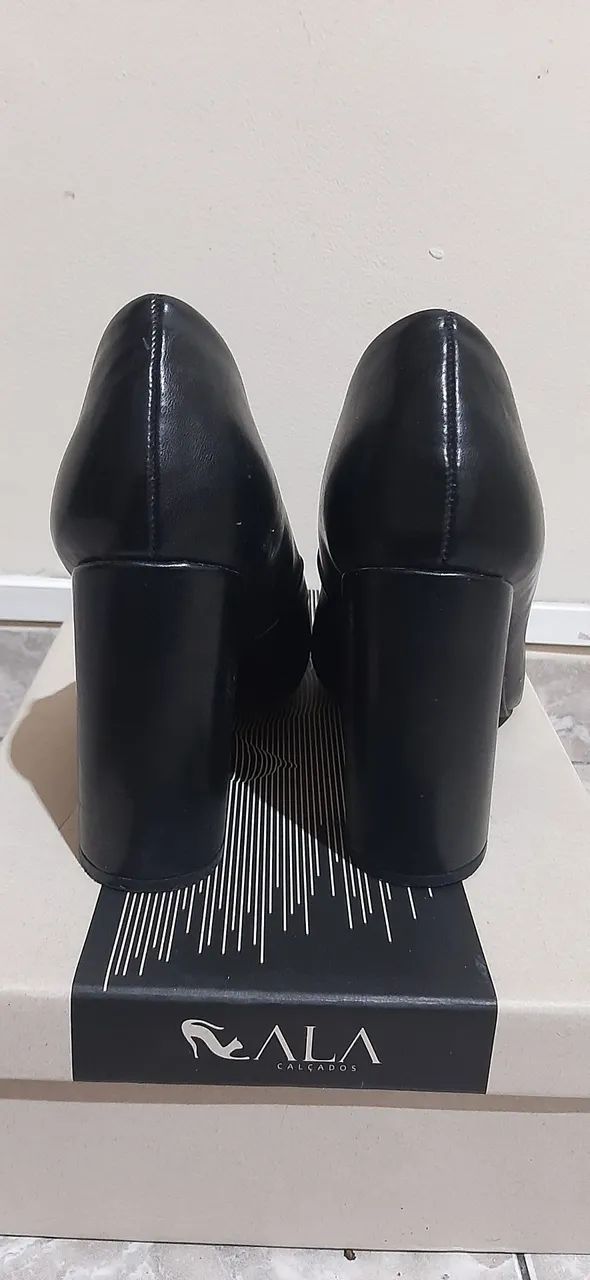 Sapato Feminino Salto Grosso ALA Calçados - Foto 5