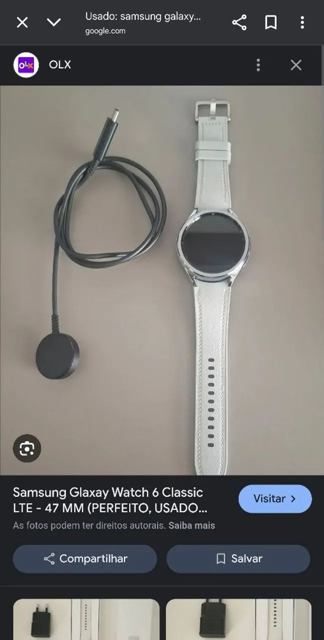 Samsung galaxy watch 6 classic 47 Lte
