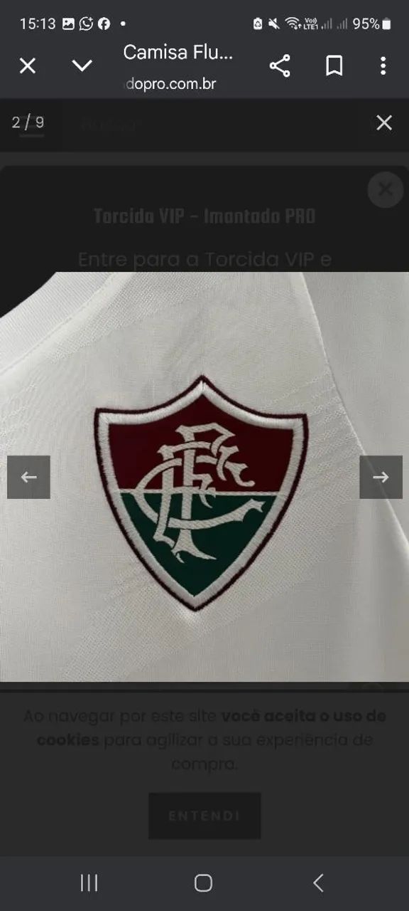 Camisa Fluminense 2024/25 II Branca Umbro - Foto 3