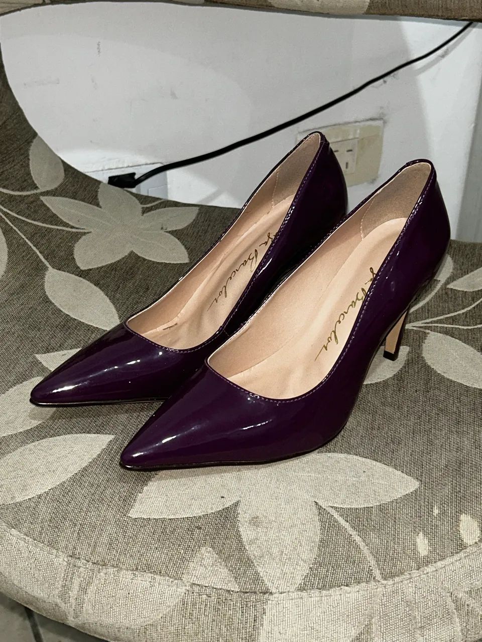 Scarpin roxo Luiza Barcelos  - Foto 3