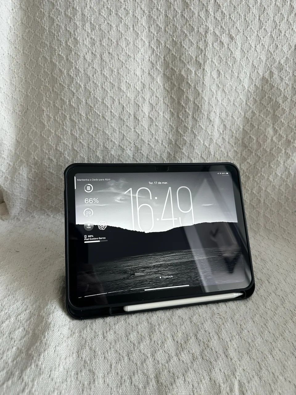 iPad 10 geração azul 64gb + capa + caneta + película - Foto 4
