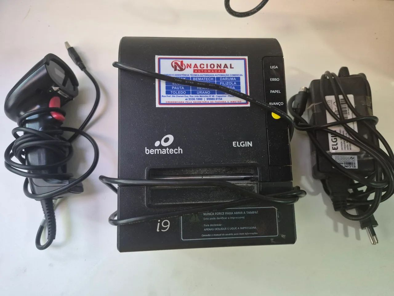 MAQUINA CUPOM FISCAL + LEITOR COD BARRAS