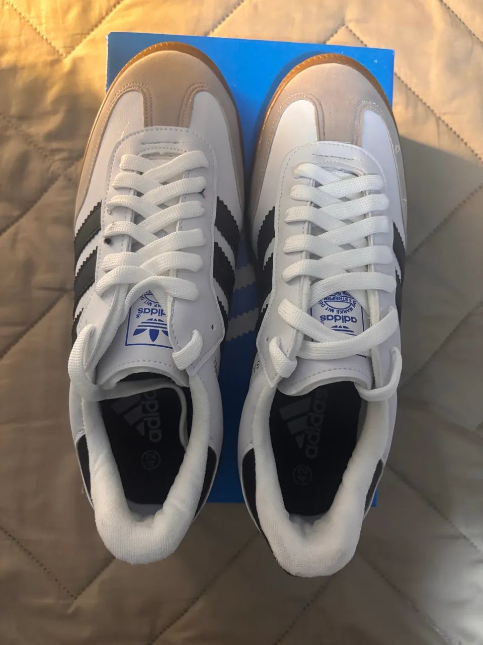 Adidas Samba Branco 42 - Foto 4
