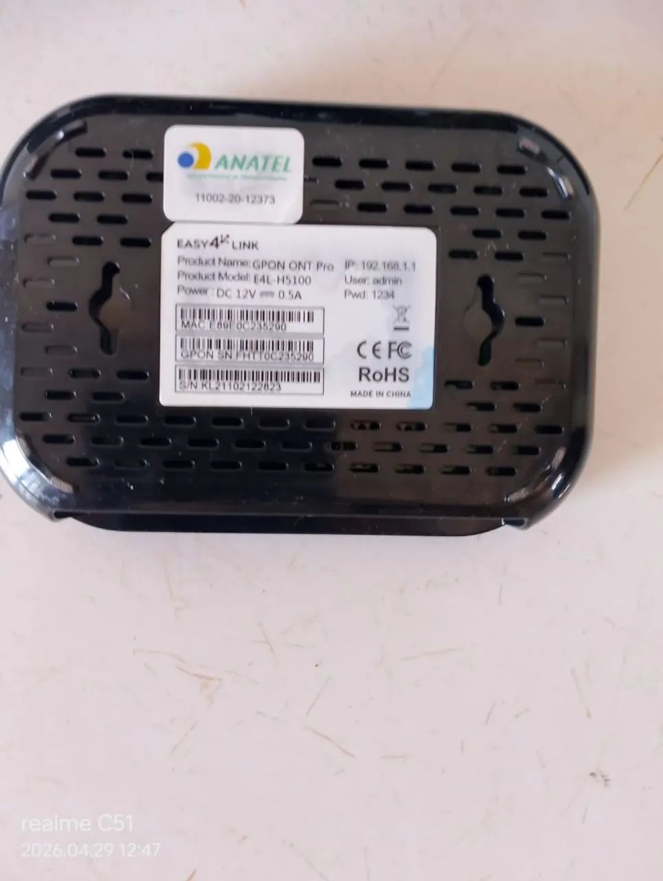 ONU xpon sem fonte 50 peças  - Foto 3