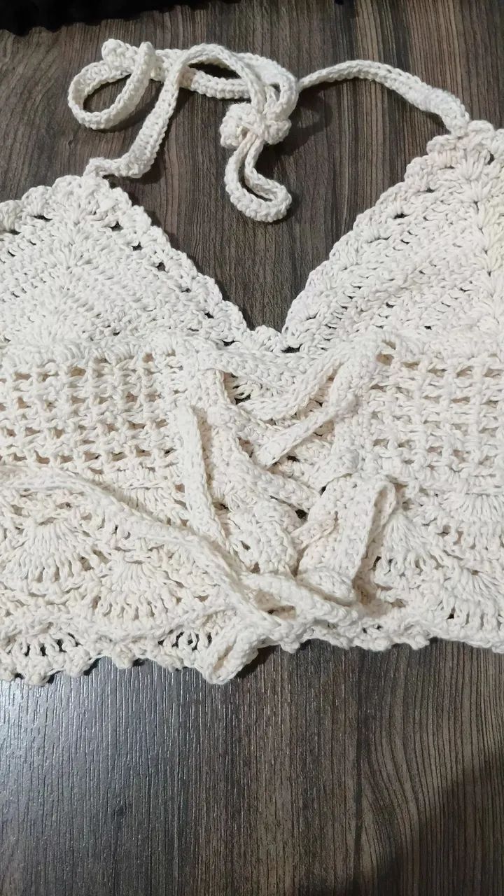 Cropped em crochê  - Foto 2