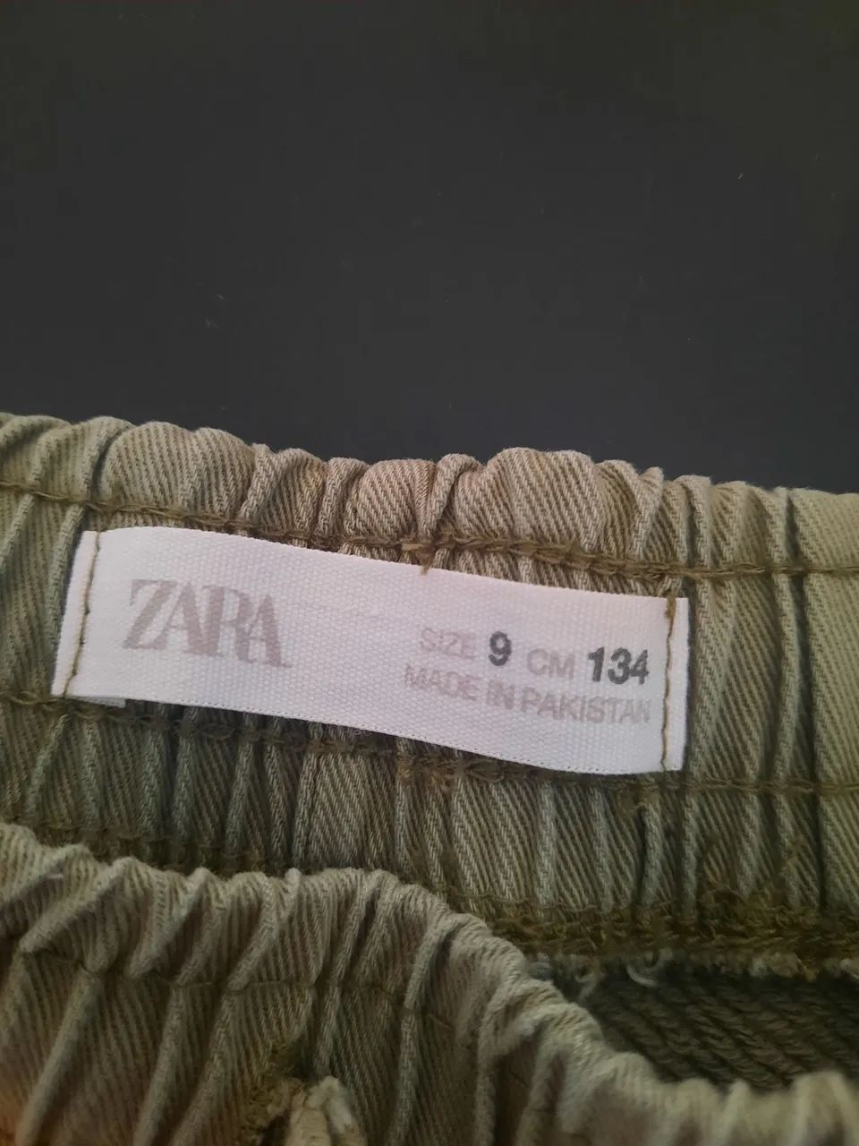 Calça Infantil Marca Zara Tam 9 - Foto 2
