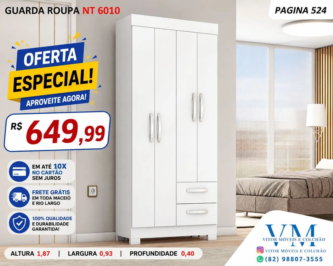 OFERTAS DE GUARDA ROUPA SOLTEIRO  - Foto 2