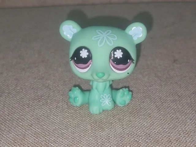 LPS #794 - Urso polar verde com sorvete - Foto 2