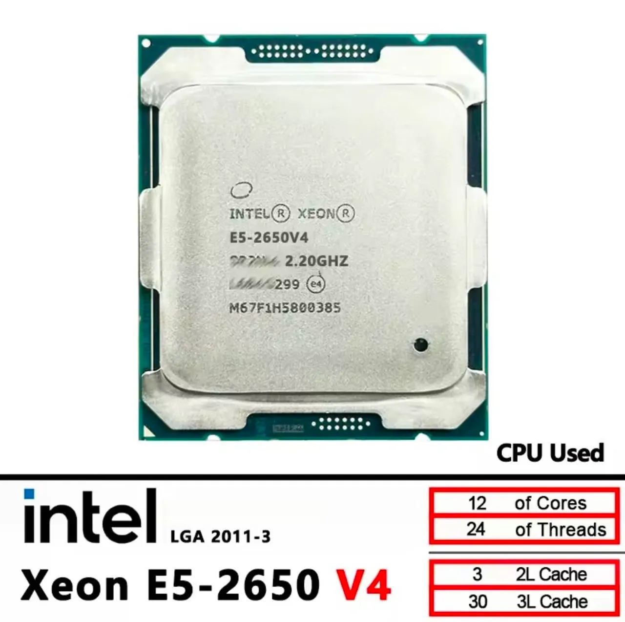 Processador Intel Xeon E5 2650 V4