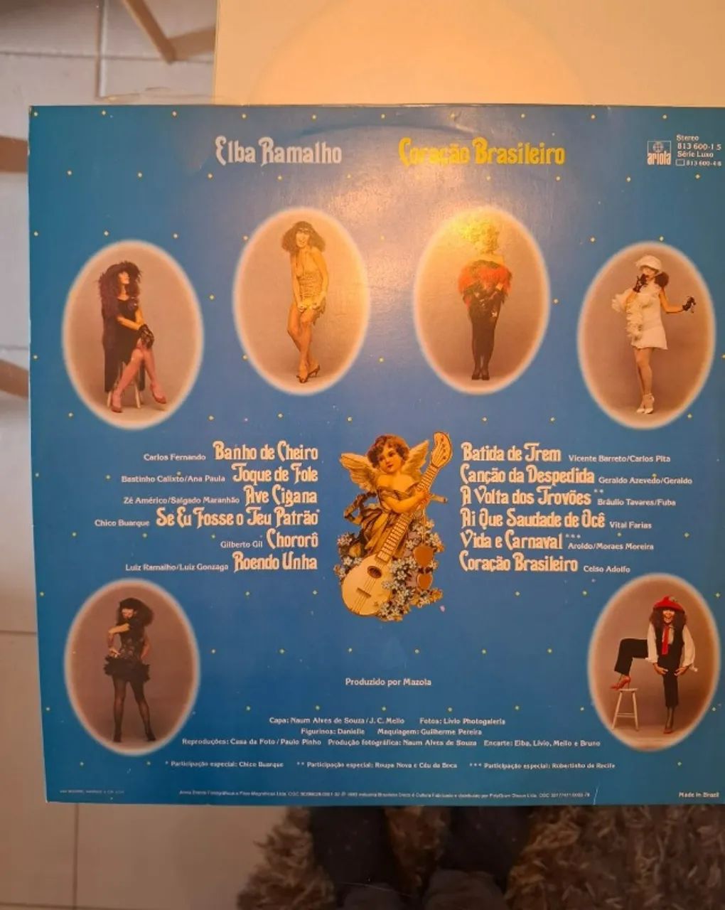 LP Elba Ramalho - Coração Brasileiro (1983) Original Ariola - Foto 3