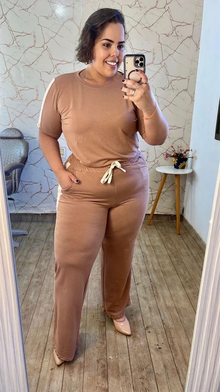 Conjunto Moletinho Plus Size - Foto 3