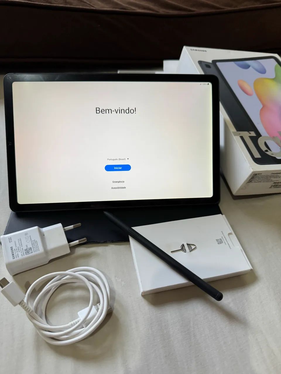 Tablet Samsung s6 lite impecável ( aceita trocas) - Foto 4