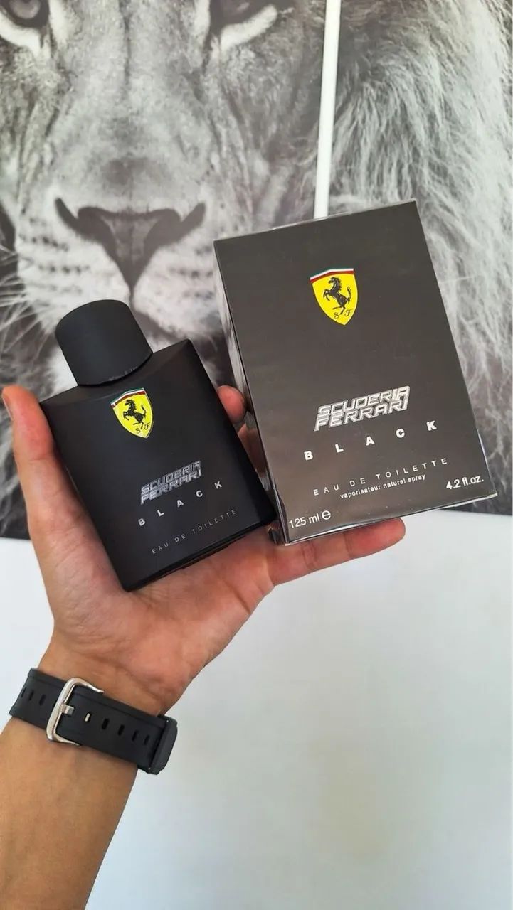 Perfume Ferrari Black original novo lacrado 