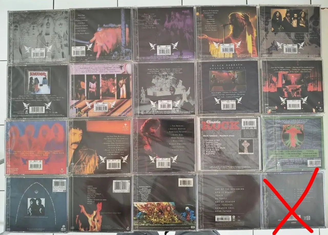 CDs Black Sabath Cole ção - Foto 2