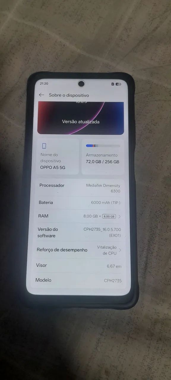 Smartphone oppo A5 5G  - Foto 4
