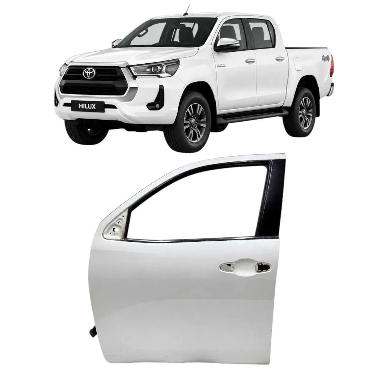 Porta Toyota Hilux 2018 A 2026 Dianteiro Esquerdo - Peças para