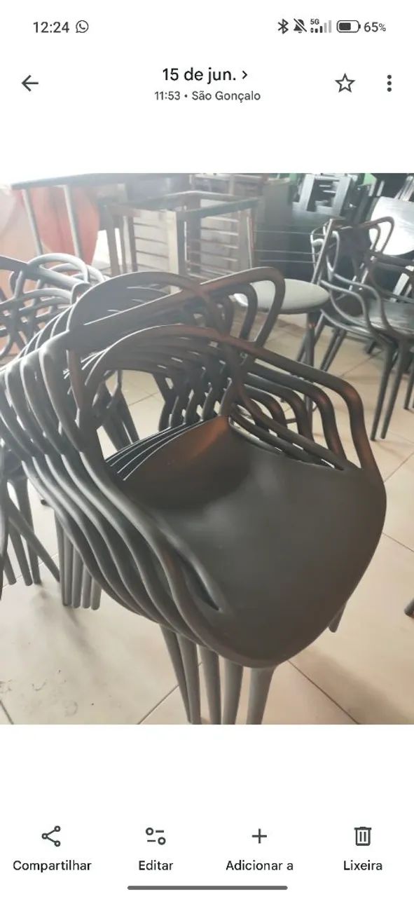 Cadeira Allegra preta - Versátil e Moderna 