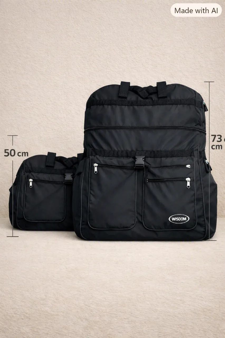 Bolsa De Viagem Expansível Grande Para Viagens Mudanças Comércio - Foto 5