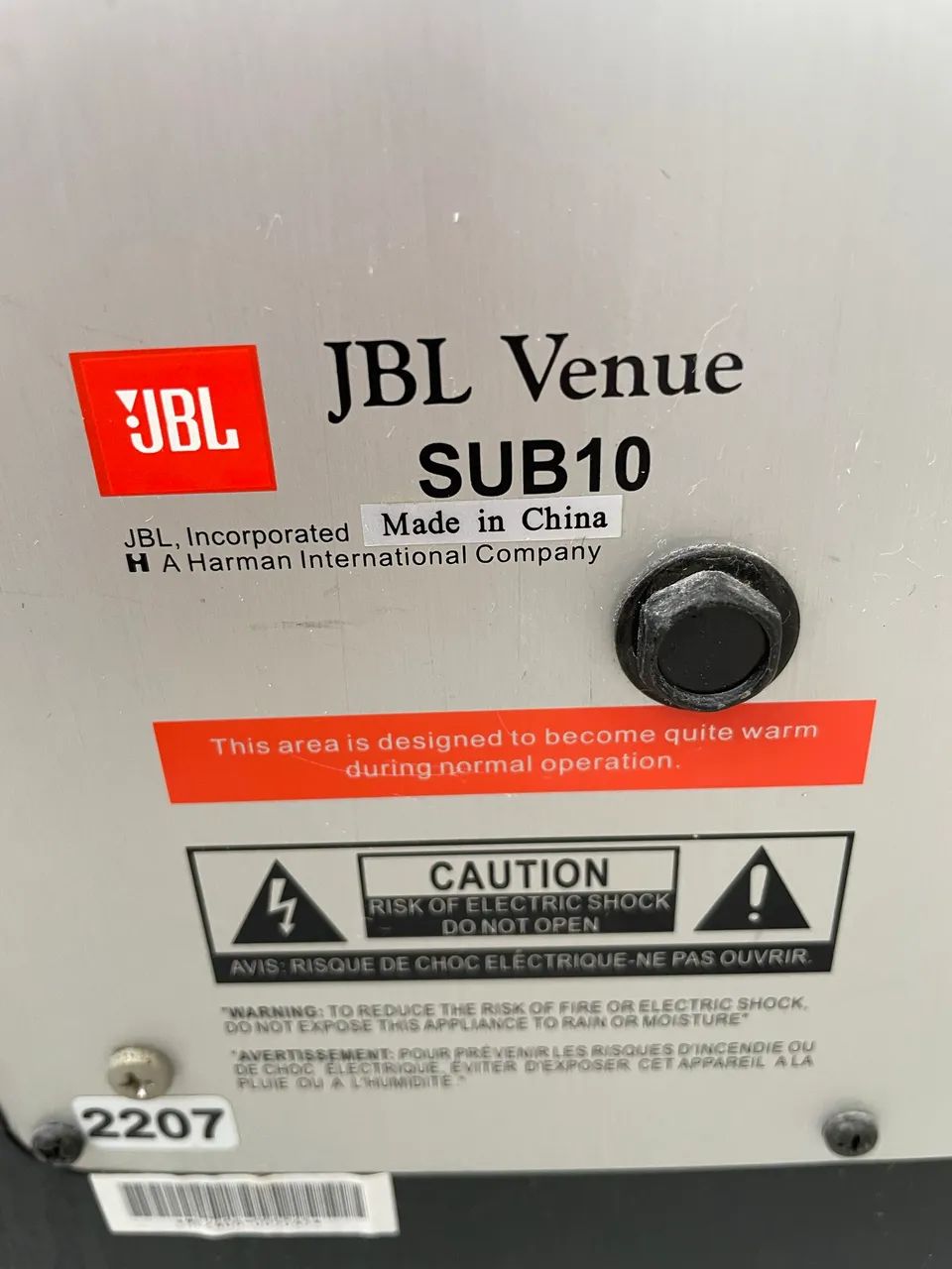 Subwoofer JBL Venue Sub10 - Foto 5