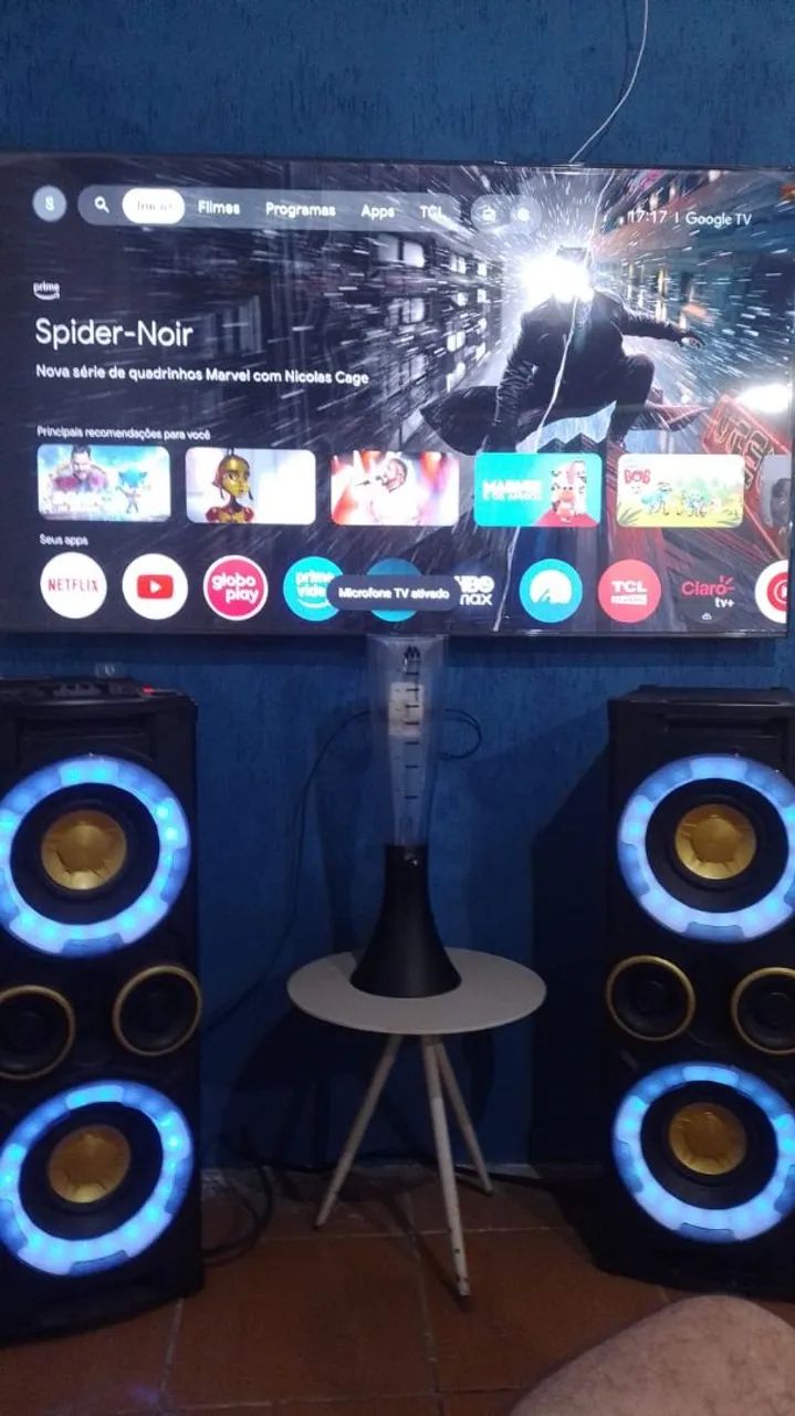 Tv samrt TCL QLED 75 POLEGADAS COM COMANDO de voz nova zera com nota fiscal e garantia  - Foto 2