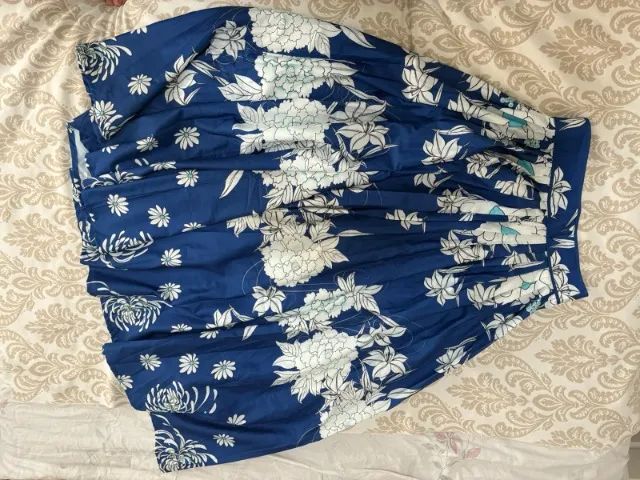 SAIA ESTAMPADA AZUL - TAM M - Foto 2