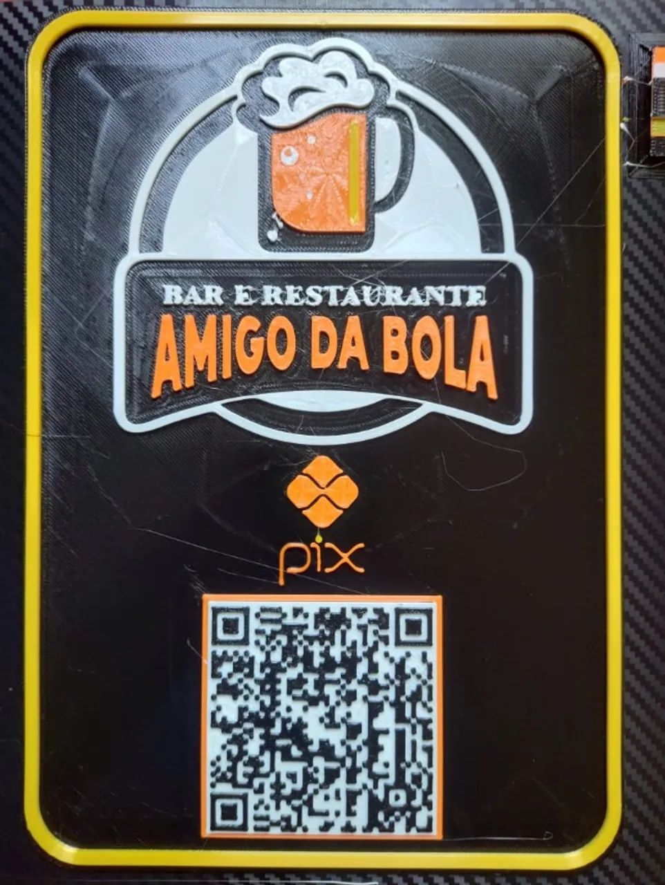 Placa PIX Personalizada - Feita em 3D - Foto 4