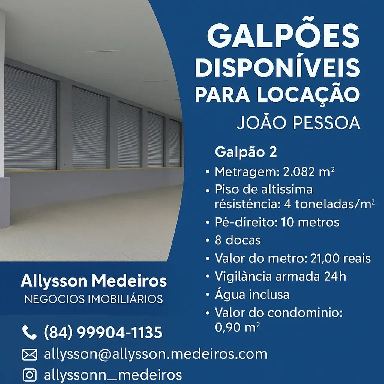 Galpão Logístico em Condomínio Fechado - João Pessoa / PB - Foto 3