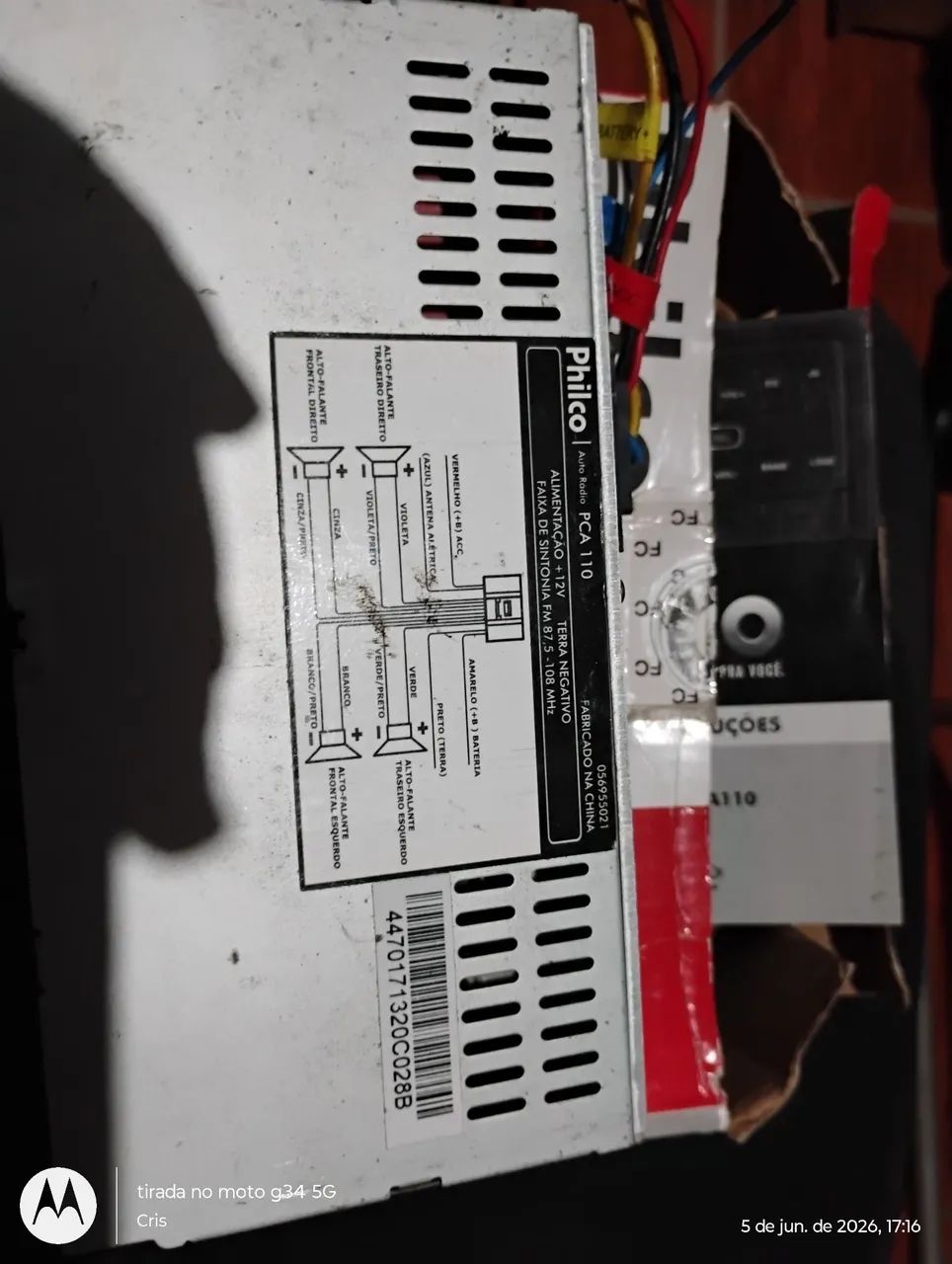 Auto rádio Philco pça 110 - Foto 5