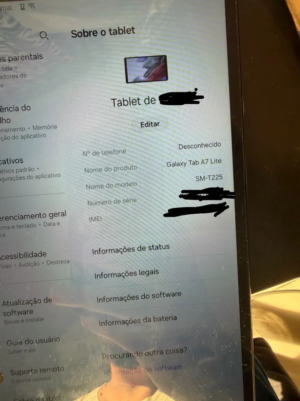 Tablet Samsung Galaxy Tab A7 Lite - Foto 3