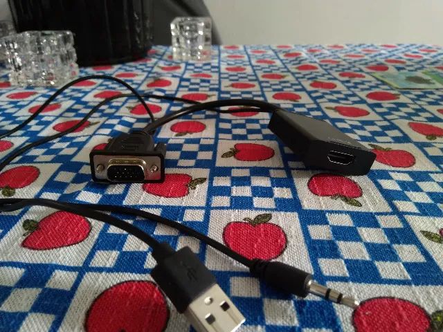 Cabo Adaptador/Conversor VGA para HDMI - Foto 2