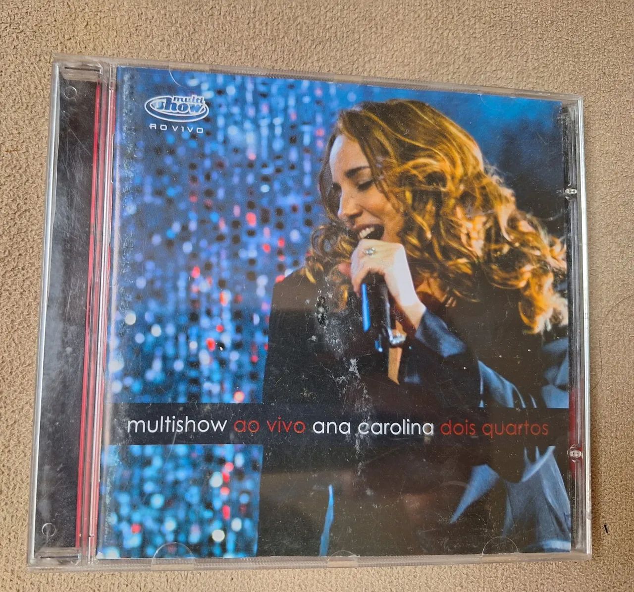 CD original Ana Carolina ao vivo Multishow dois quartos