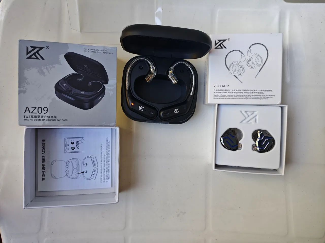 Fone KZ ZSN Pro 2(com microfone) + modulo de Bluetooth para fone KZ - Foto 2