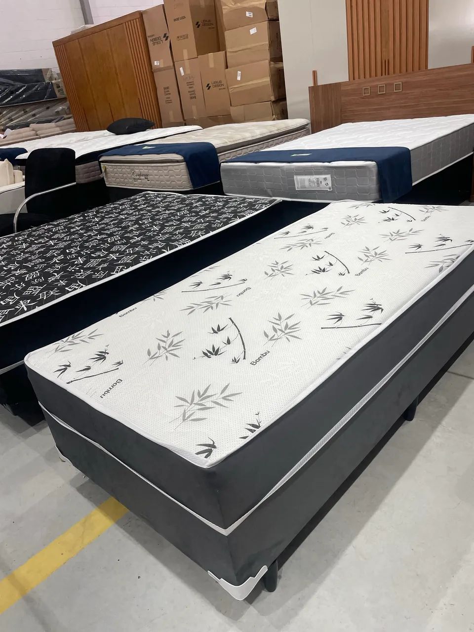 Cama Box Conjugada Solteiro Ortopédico - Foto 2