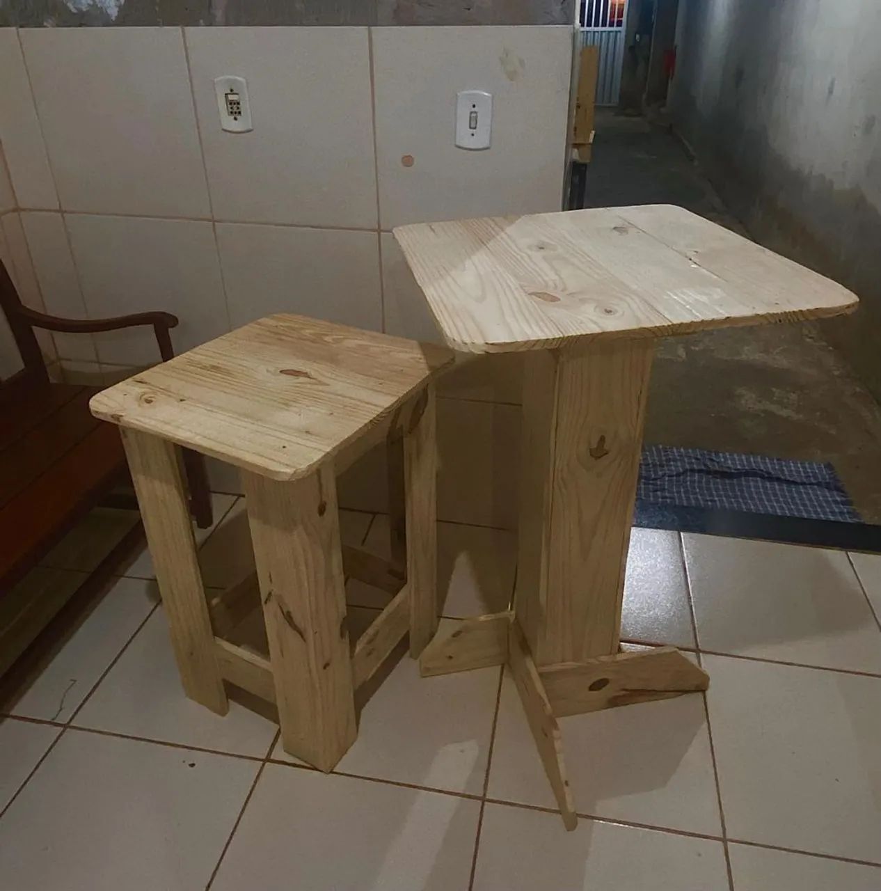 Bistrô com banqueta 