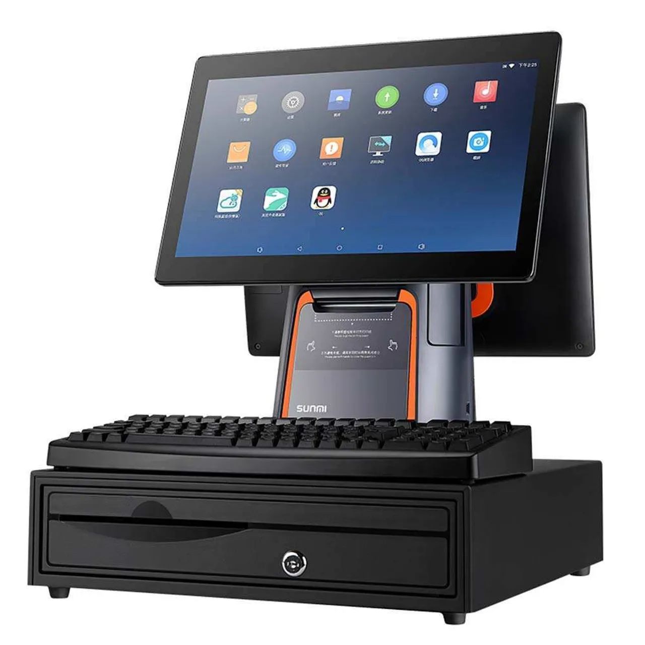 Terminal PDV SUNMI T2 Android Dual Screen Touch 15,6? + 10,1? com Impressora 80mm - Foto 3