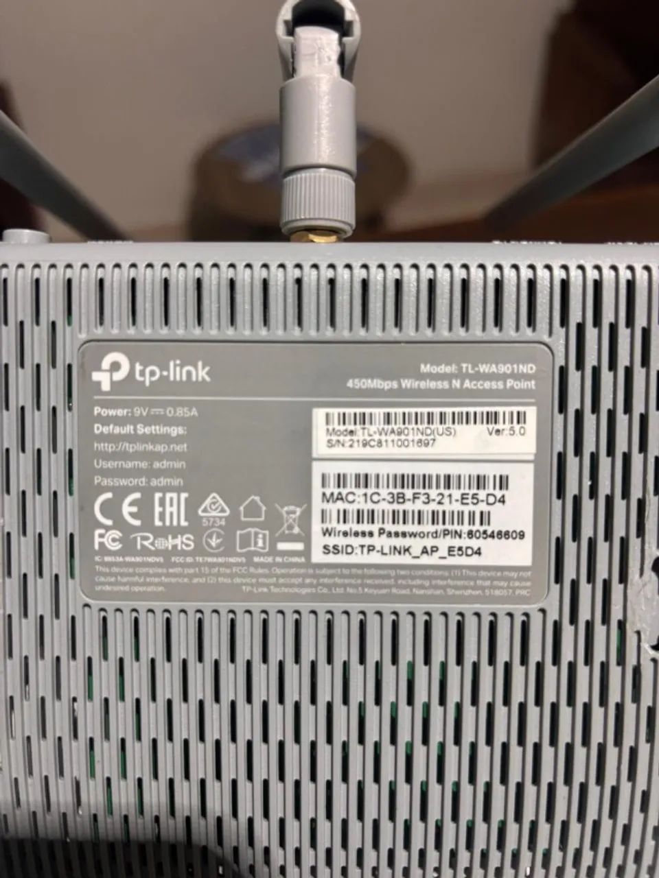 ACCESS POINT WIRELESS N 450Mbps - Foto 4