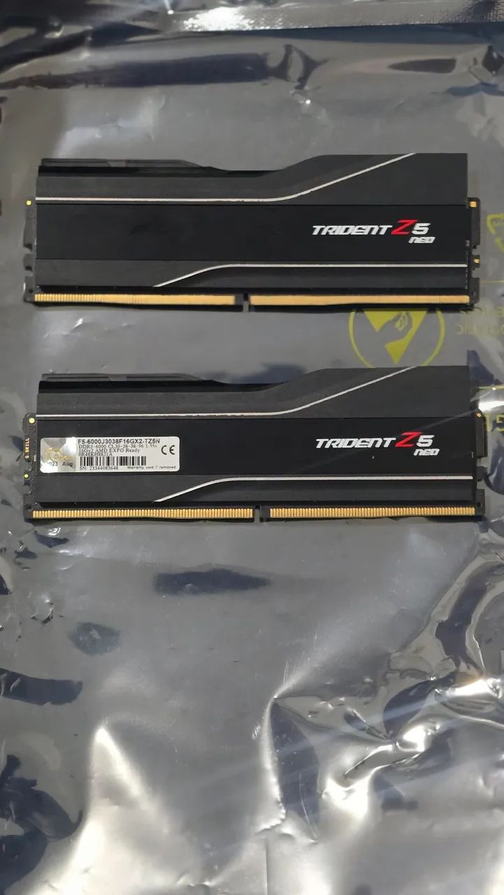 Memória RAM G.Skill Trident Z5 Neo DDR5 32 GB (2×16 GB) 6000 MHz CL30 - Foto 2