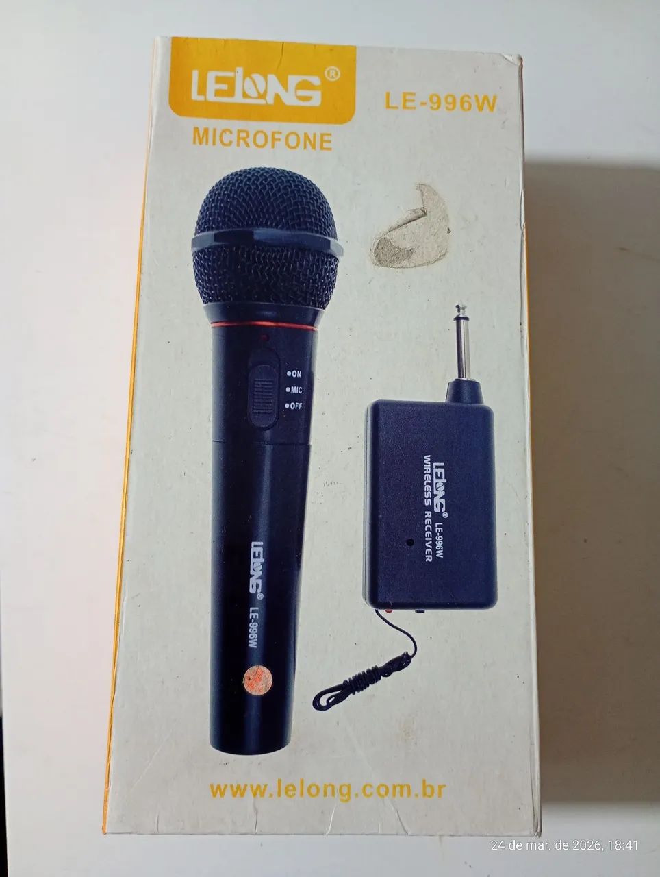 MICROFONE SEM FIO LELONG LE-996W - Foto 4