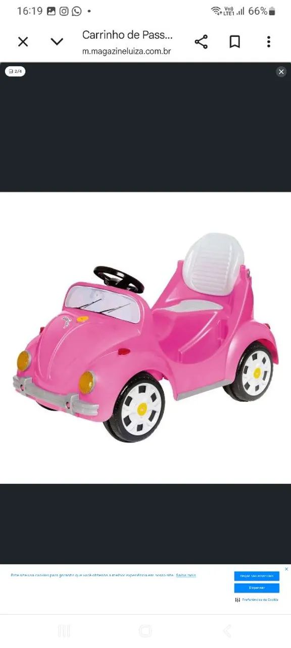 Fusca infantil  - Foto 2